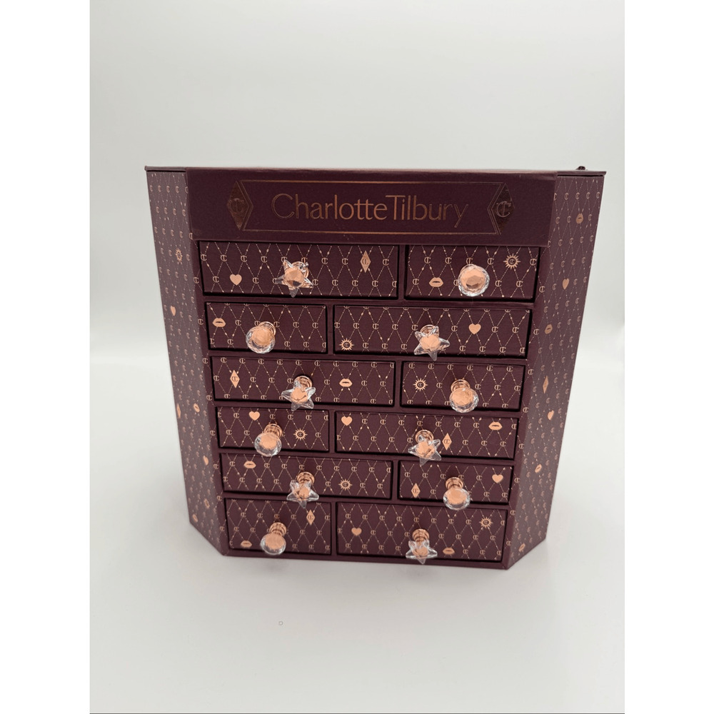 Charlotte Tilbury Advent Calendar Box Beauty Mini Drawers Box Chest